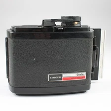 Singer Graflex Roll Film Holder - RH 10 - 6x7 120 Film Holder + Dark slide