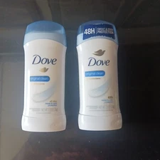 2 X Dove Original Clean Antiperspirant Deodorant Sweat Odor Protection 2.6 Oz