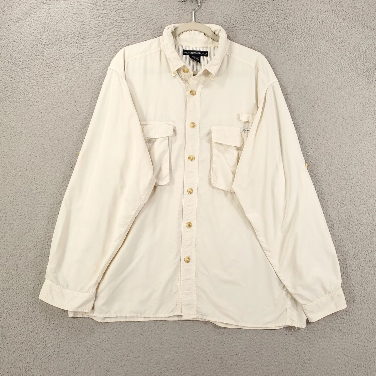 Chemise boutonnée Exofficio homme XL extra large insectifuge