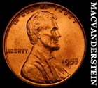 1953-D Lincoln Wheat Cent - Choice Gem Brilliant Unc  No Reserve  #i6956