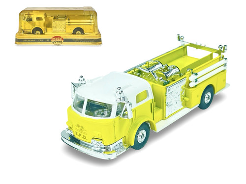 Camión de bomberos amarillo escala 1/48 modelo Power #7969 | Zustand: New