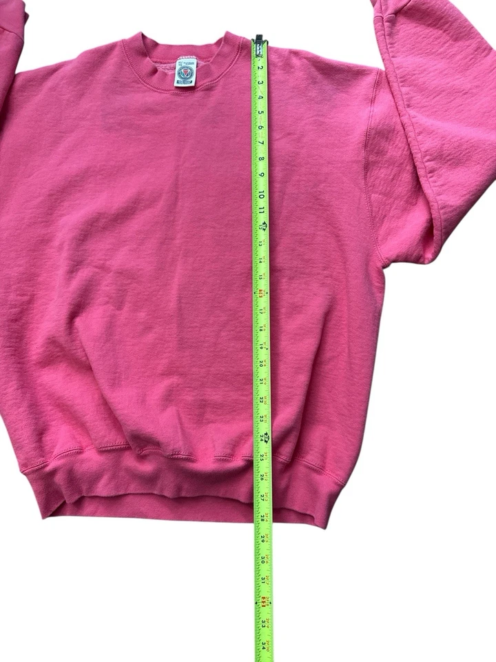 Sudadera vintage Munsingwear rosa Soild resistente para mujer talla XL retro  Foto 4 de 4