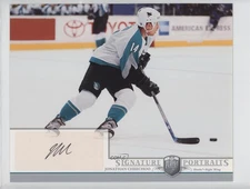 2006-07 Upper Deck Be A Player Portraits Signature Jonathan Cheechoo #SP-CH Auto