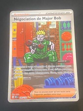 CARTE POKEMON NÉGOCIATION DE MAJOR BOB 185/132 ALTERNATIVE MEGA-EVOLUTION - NEUF