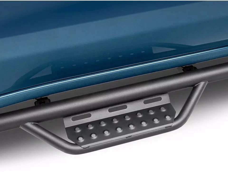 N-Fab Cab Length Textured Black RS Nerf Steps Fit 05-22 Toyota Tacoma Double Cab Foto 2 de 4