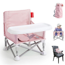 Baby Chair, Portable  Foldable for Travel  Beach, Ages 6M-3Y  3-Point Harness