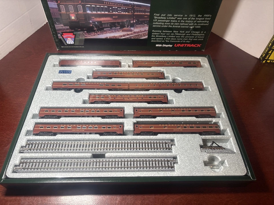 Kato N Scale 106-068 Pennsylvania Broadway Limited 10 Car Set New  RARE 🚂 - Image 3 of 4