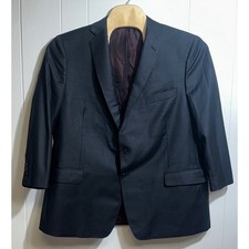 Brooks Brothers Mens Navy Blue 100 Wool Custom Tailord 2-Button Blazer IBB56582