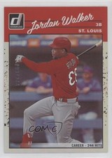 2023 Panini Donruss Retro 1990 Variation Career Stat Line /244 Jordan Walker w4h