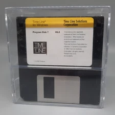 Symantec Time Line For Windows Version 6.5 1995 All 10 Program Floppy Disks