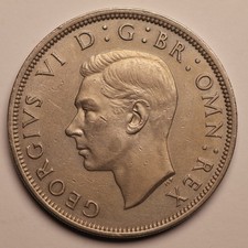 1948 Half Crown King George VI British Coin Great Britain Halfcrown