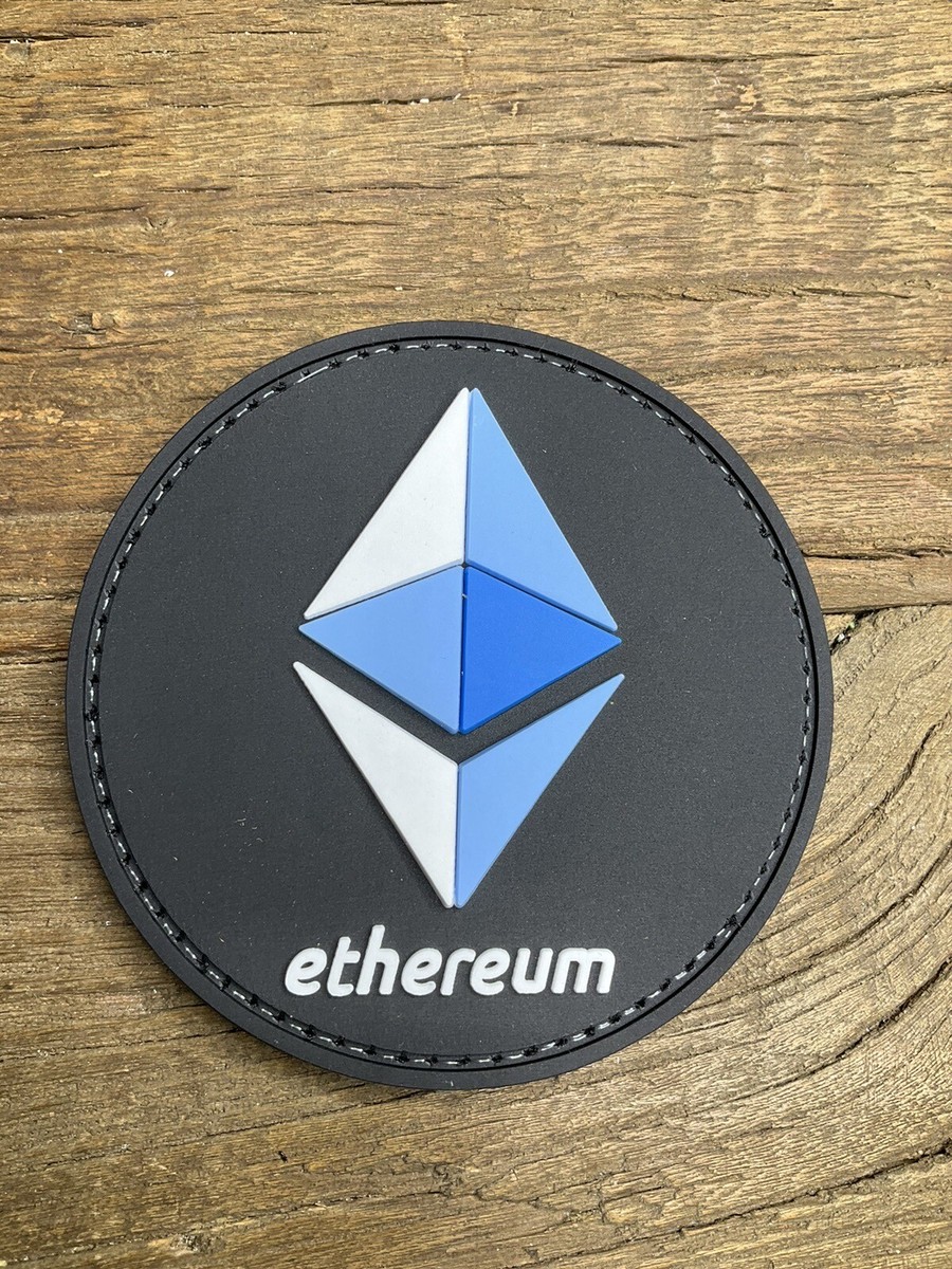 Patch Satire PVC Tactical Morale HOOK-3D PVC Rubber Etherum Crypto Currency