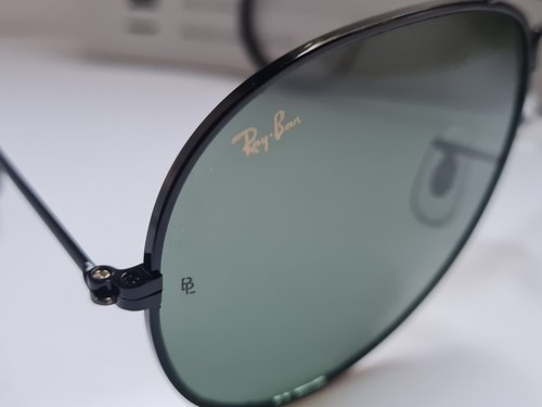 So Rare Misterious 14k Black Aviator RAY BAN B&L Lens+ GOLD Written -Wrap - Foto 6 di 21