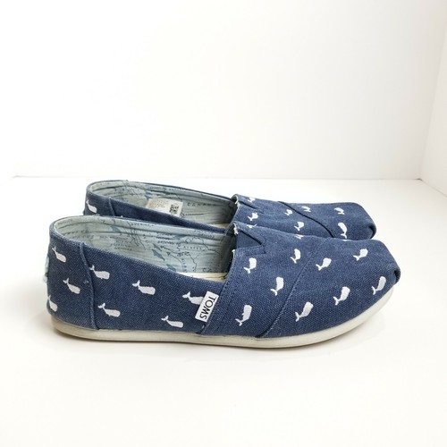 Toms Blue Whale Embroidered Limited 