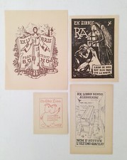 ♥ LOTTO 4 EX LIBRIS LORENZO ALESSANDRI non è soffice.. SURFANTA 1944 45 56 p40
