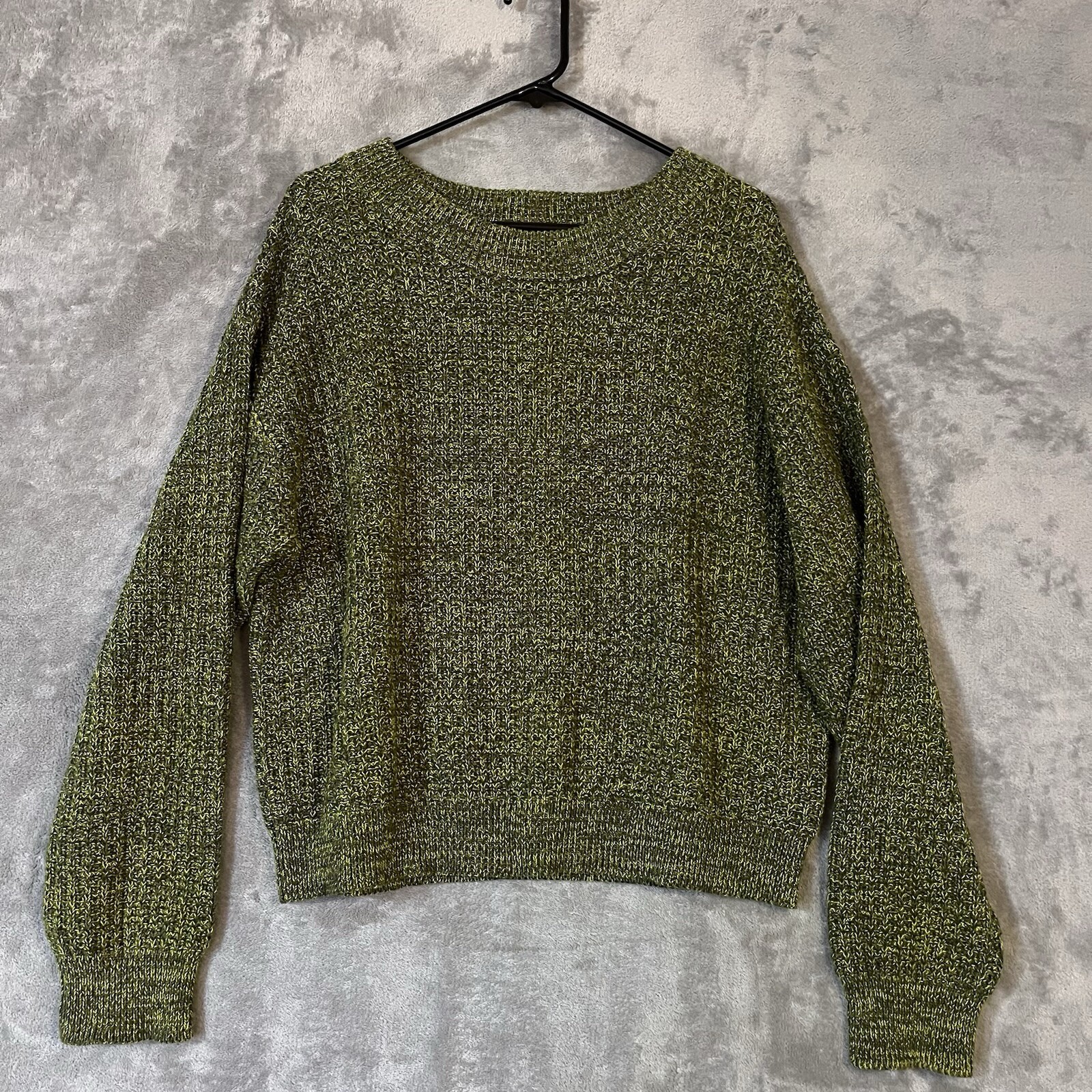 Universal Thread Nubby Pullover Sweater Top Olive… - image 1