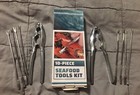 10 Pieces Seafood Tools Set Including 2 Lobster Crab Crackers 8 Forks Durable
