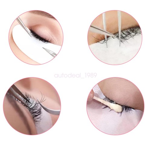 100 Pairs Make Up Tool Eyelash Extension Under Gel Eye Pads Lint Free Patches - Picture 5 of 8