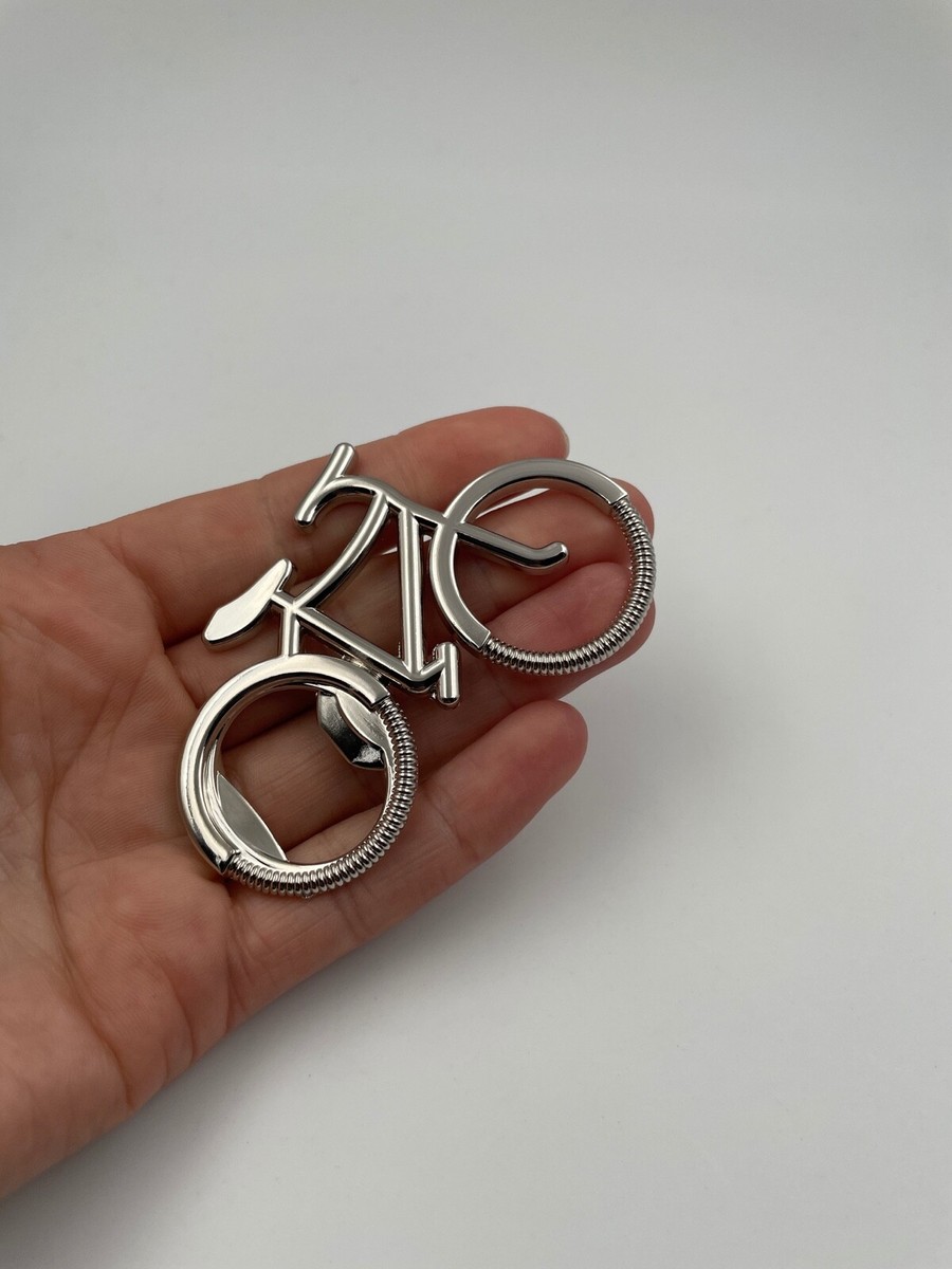 2 Portachiavi Bicicletta In Metallo - Design Ciclismo Per Chiavi, Zaino E Viaggi - Foto 5