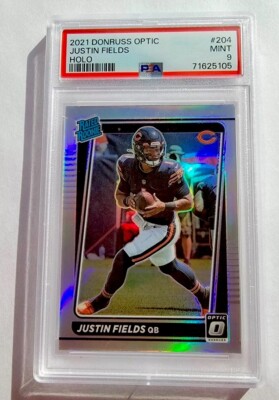 Justin Fields rated rookie サイン NFL カード Justin Fields rated rookie サイン NFL カード 2021 Justin fields