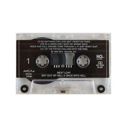 1993 Release - Meat Loaf - Bat Out of Hell II: Back Into Hell - Cassette - Picture 2 of 4
