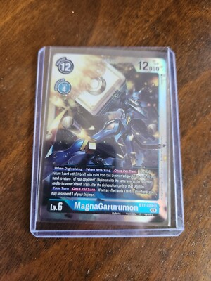 Digimon CCG MagnaGarurumon BT7-029 Regular Super Rare