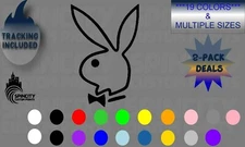 Playboy Bunny Outline Car Window Vinyl Decal Graphic Laptop Bumper Sticker
