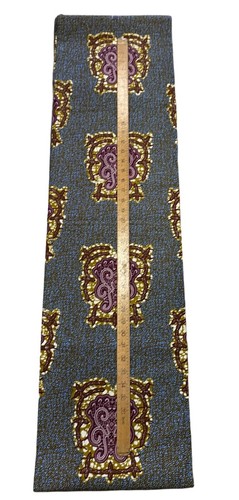 Tessuto Ankara stampa cera africana 100% cotone 6 iarde nuovo artigianale/abito/gonna nuovo!! - Foto 7 di 9