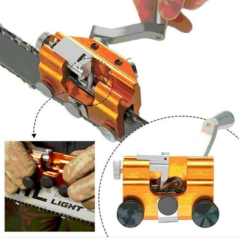 Portable Universal Manual Chainsaw Sharpener for Chain Grinding Tools