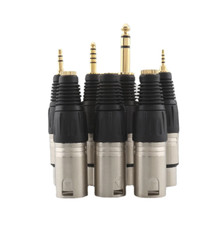 Hifi 4.4/2.5/3.5/6.35mm Trrs Female 4pin XLR Male Female Balanced Plug