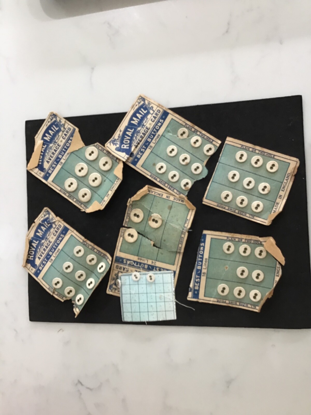 VINTAGE LINEN BUTTONS (47) eBay