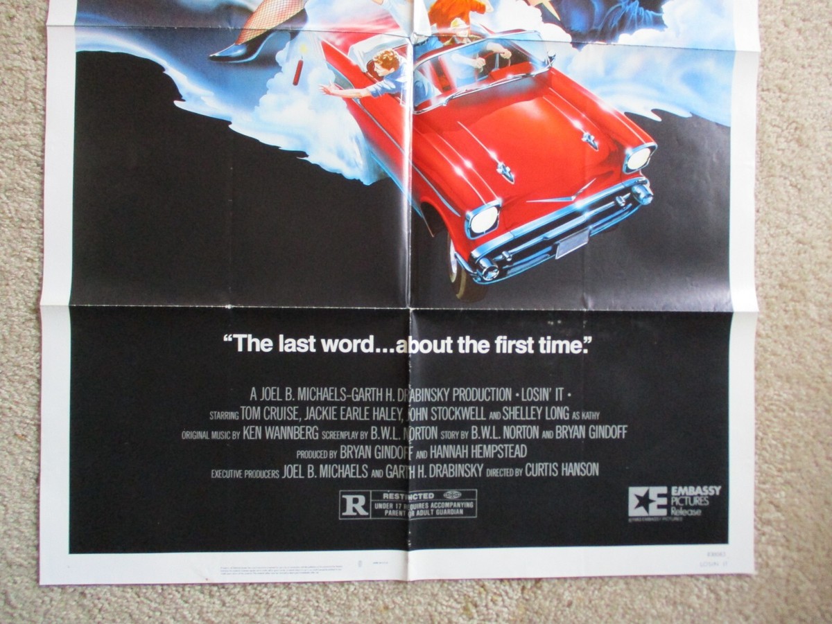 LOSIN' IT ORIGINAL 1983 1SHT MOVIE POSTER FLD TOM CRUISE EX | eBay