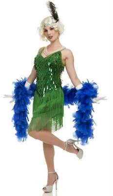 slim fit dress slacks BABEYOND Floral Fringe Sequined Flapper Dress, 1920s Dresses, Dark Green, 20 main image 0