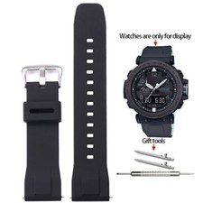 Fit For Casio Protrek PRG-600/650 PRW-6600 Silicone Watch Strap Watchband Sports