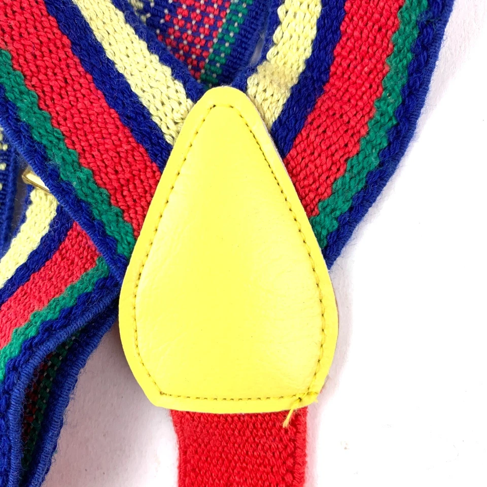 Tirantes ajustables vintage de balón de fútbol a rayas para niños Foto 2 de 4