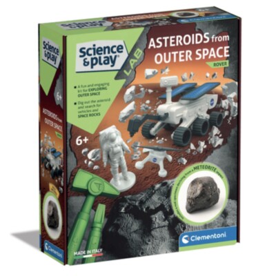 Clementoni - Science & Play - Asteroiden aus dem Weltraum - Shuttle - 6+ - NEU