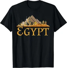 Africa Ancient Egyptian Pyramids Egypt T-Shirt Size S-5XL