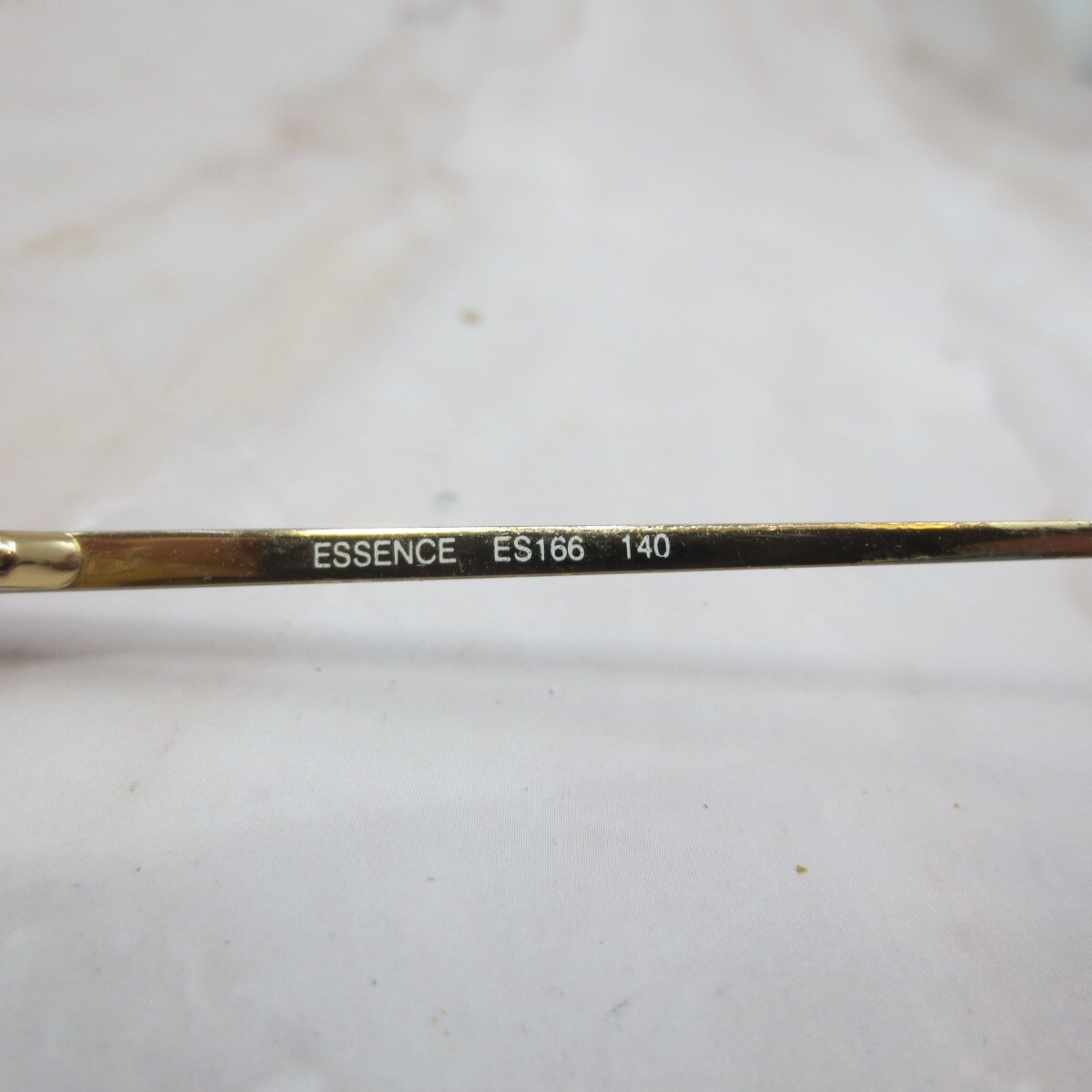 Essence Eyeglasses Frame ES166 191 Women's Gold Metal Half