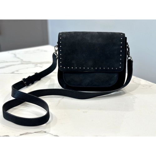 Rebecca Minkoff Crossbody Bag in Black Suede - Picture 3 of 6
