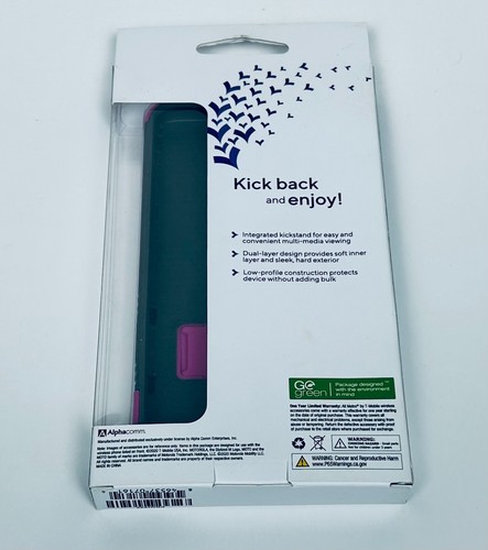 Motorola Moto G Stylus Phone Case 4 Finishes Choose Kickstand Cover NIB USA - Picture 12 of 38
