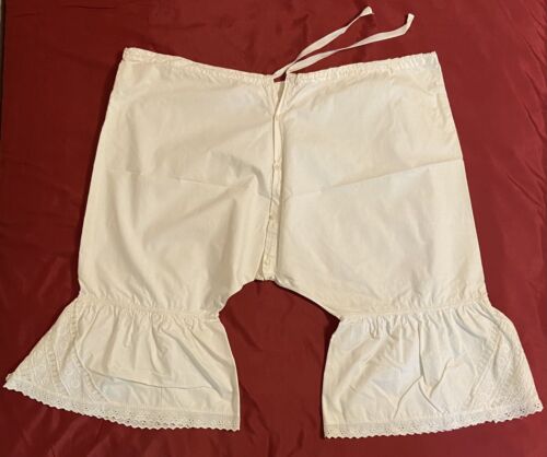 1900s Womens Vintage Antique Button Up Bloomers P… - image 1