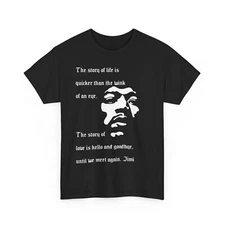 Jimi Hendrix - The Story (multi color)Unisex Heavy Cotton Tee