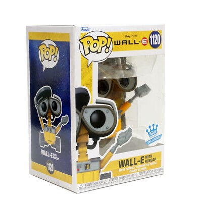 Funko POP Wall-E with Hubcap 1120 Funko Shop Exclusive + FREE PREMIUM PROTECTOR