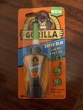 Gorilla Micro Precise Super Glue Gel, Clear - 5 Gram