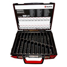 WÜRTH Spiralbohrer Bohrer Sortiment HSS 82-teilig im System-Koffer 5964062400