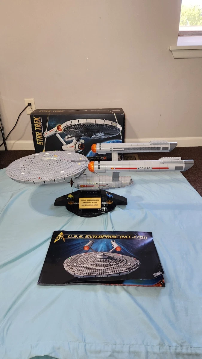 MEGA BLOKS - STAR TREK #DPH82, U.S.S. ENTERPRISE BRIDGE, NEW IN OPEN