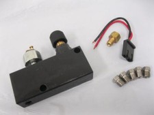 Adjustable Brake Proportioning Valve With Distribution Block Black Aluminum