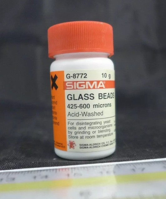 SIGMA Glass beads, 425600 micron, acidwashed, 22g, G8772 eBay