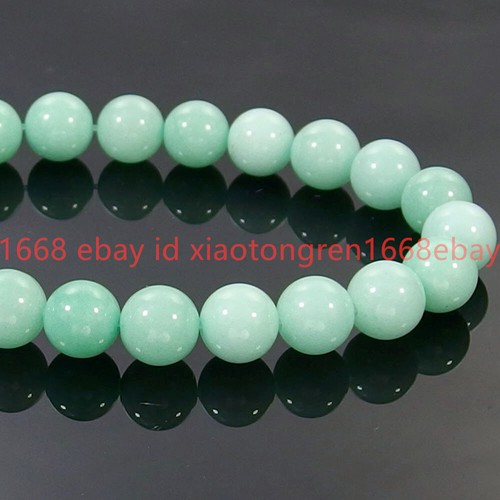 Natural Pretty New 6/8/10/12mm Multicolor Jade Gems Round loose Beads 15" Strand - Picture 20 of 22