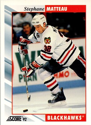 1992-93 Score Hockey - #543 Stephane Matteau